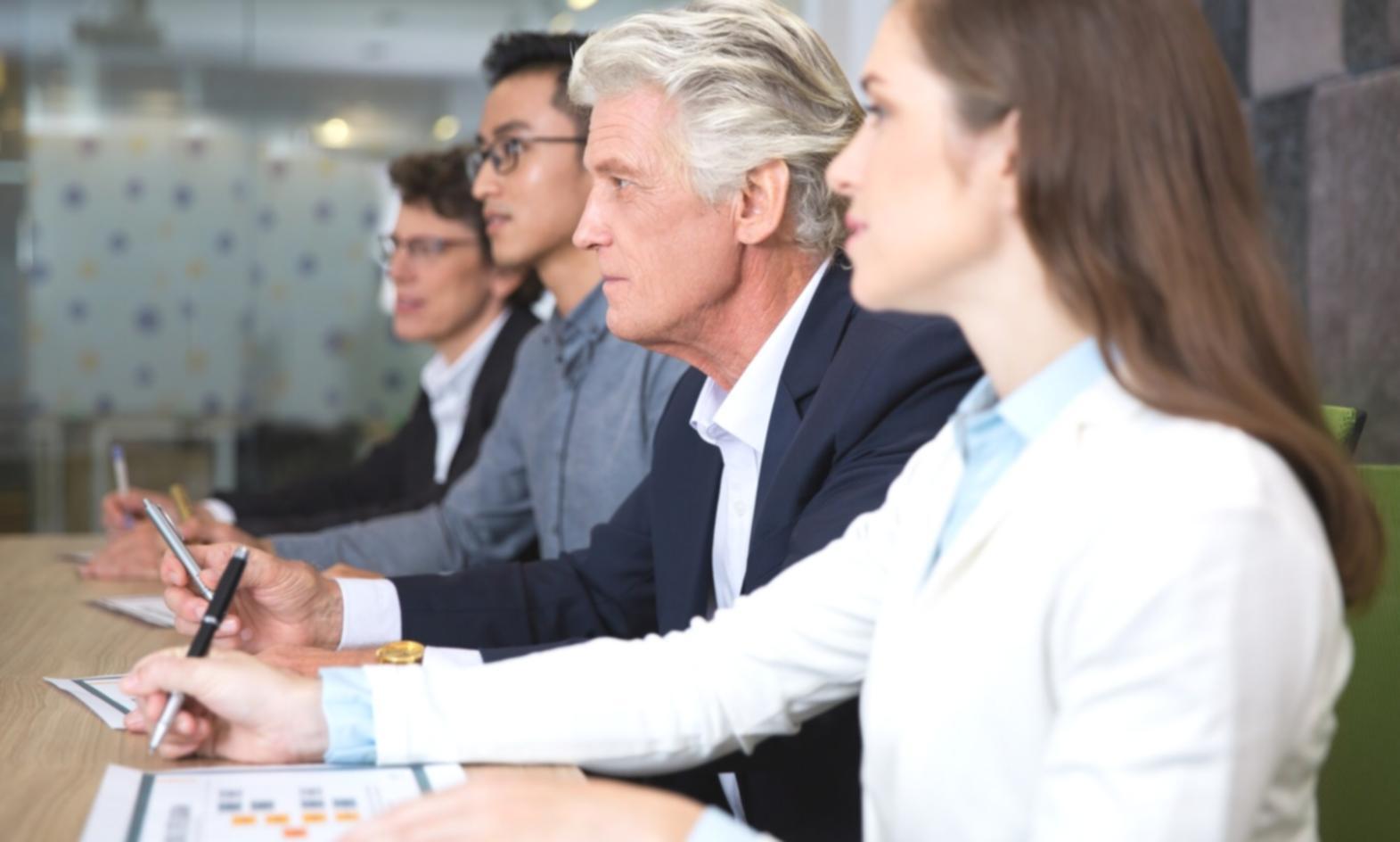 Remote learning setup with financial planning materials